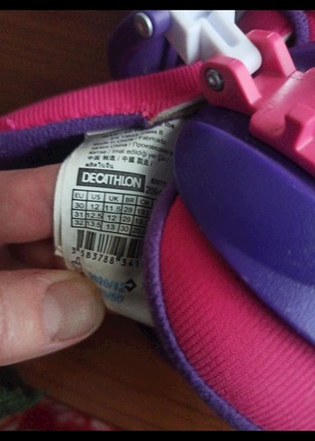 Kız Çocuk Pembe Velcro Kaykay Pateni - Görsel 6