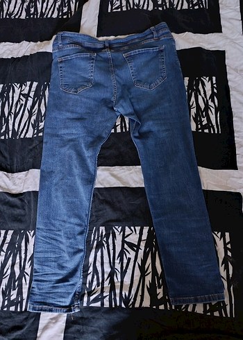 Düğmeli Gri-Mavi Mamos Erkek Kot Pantolon - Görsel 2