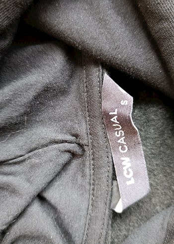 Siyah Kapüşonlu Sweatshirt Rahat Kesim - Görsel 3