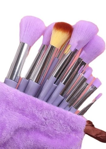 Bej Makyaj Fırçası Seti - Görsel 2