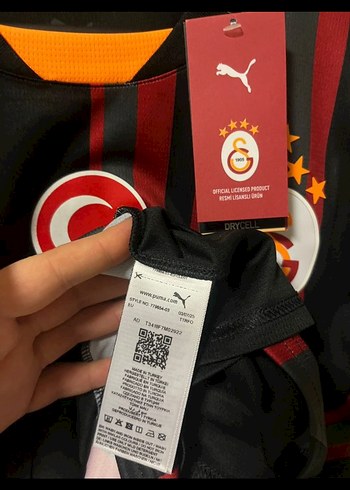 Galatasaray Erkek Siyah Kısa Kollu Forma - Görsel 4