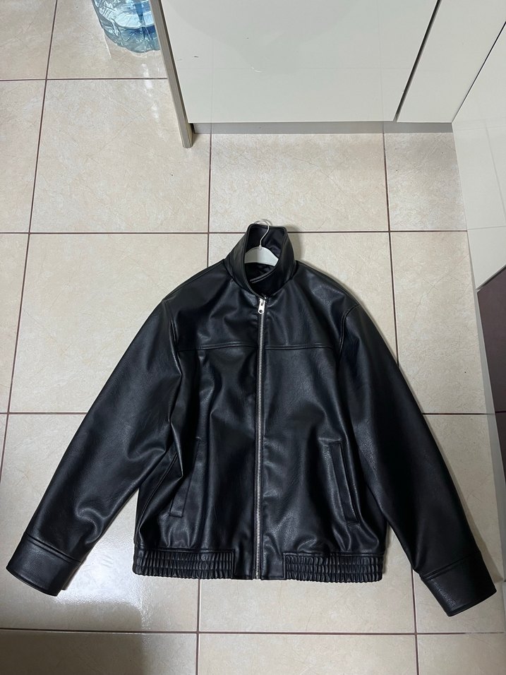 Zara Suni Deri ceket XL beden - Görsel 3