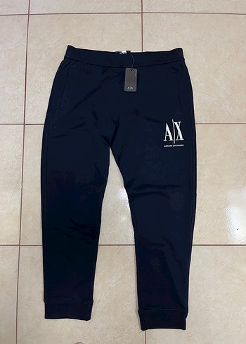 Siyah Armani Exchange Baskılı Eşofman Altı - Görsel 4