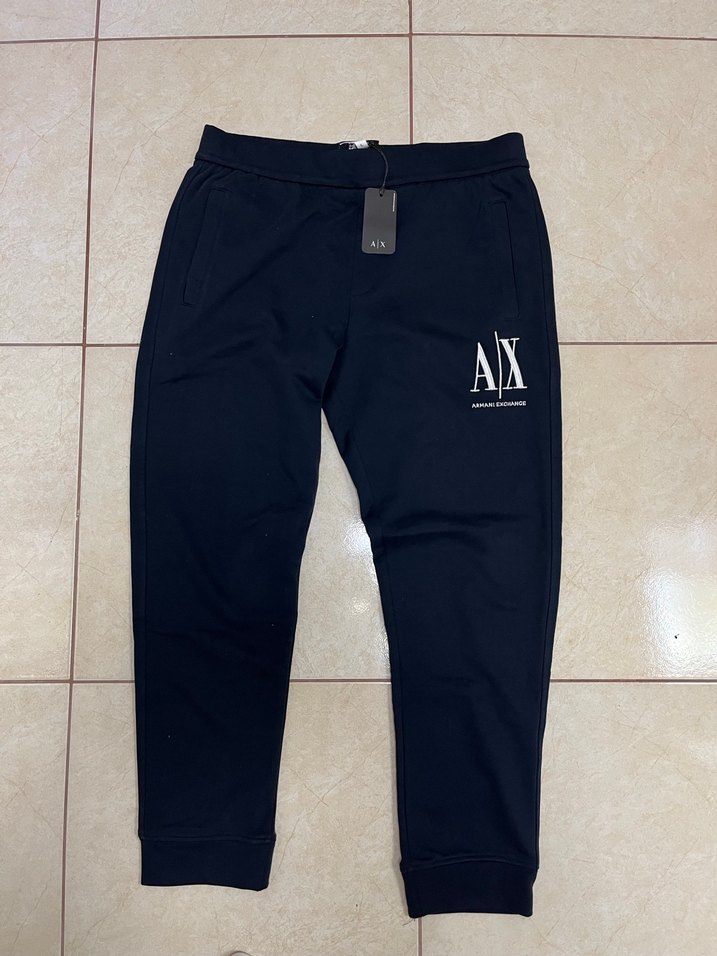 Siyah Armani Exchange Baskılı Eşofman Altı - Görsel 4