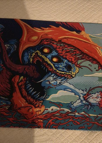 canavar çizimli baya kaliteli mousepad - Görsel 2