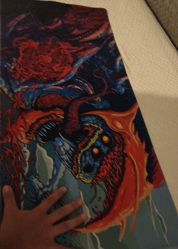 canavar çizimli baya kaliteli mousepad - Görsel 6