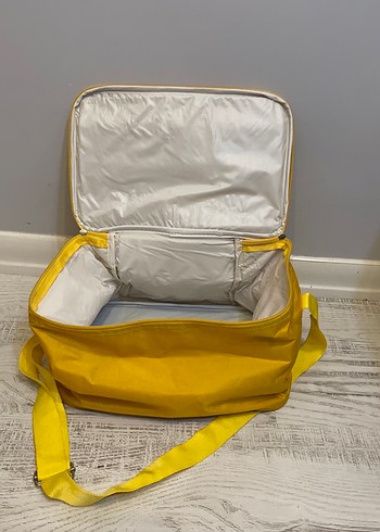 Sarı Baskılı Soğutucu Çanta Seti - Görsel 5