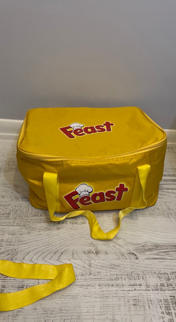 Sarı Baskılı Soğutucu Çanta Seti - Görsel 2