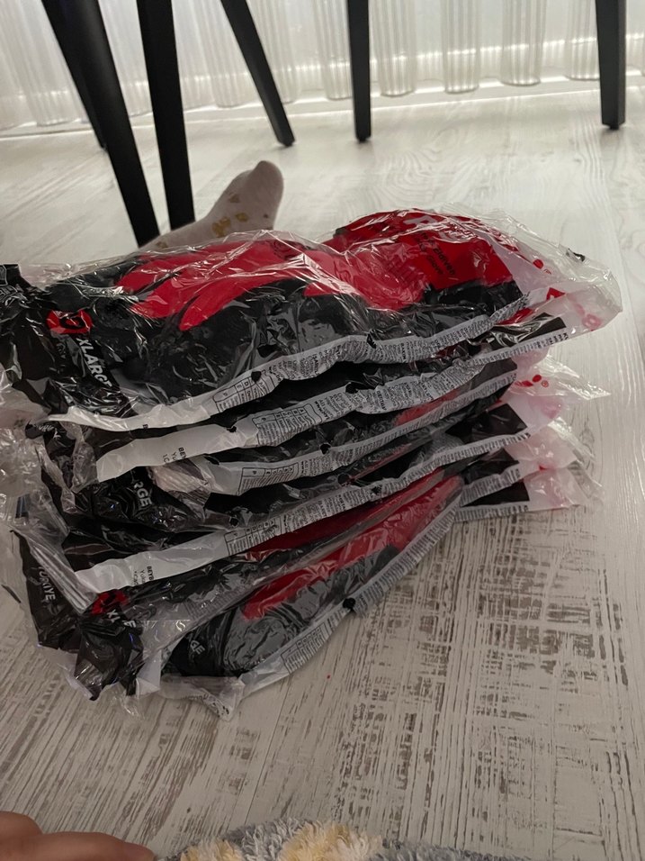 Kırmızı Rock Punk Erkek Eldiveni Velcro - Görsel 2