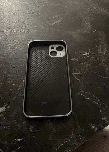 Gri Şeffaf Telefon Kılıfı iPhone 13 - Görsel 3