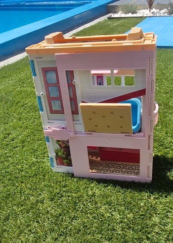 Renkli Pembe Çocuk Oyun Evi - Görsel 2