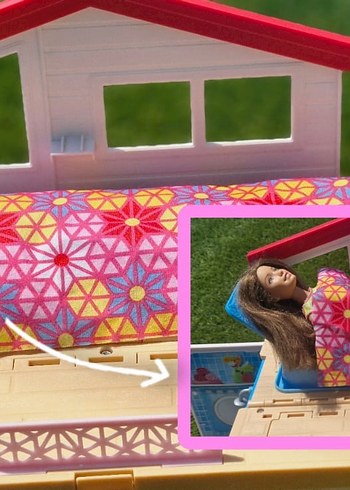 Renkli Pembe Çocuk Oyun Evi - Görsel 6