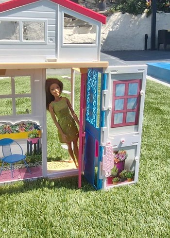 Renkli Pembe Çocuk Oyun Evi - Görsel 4