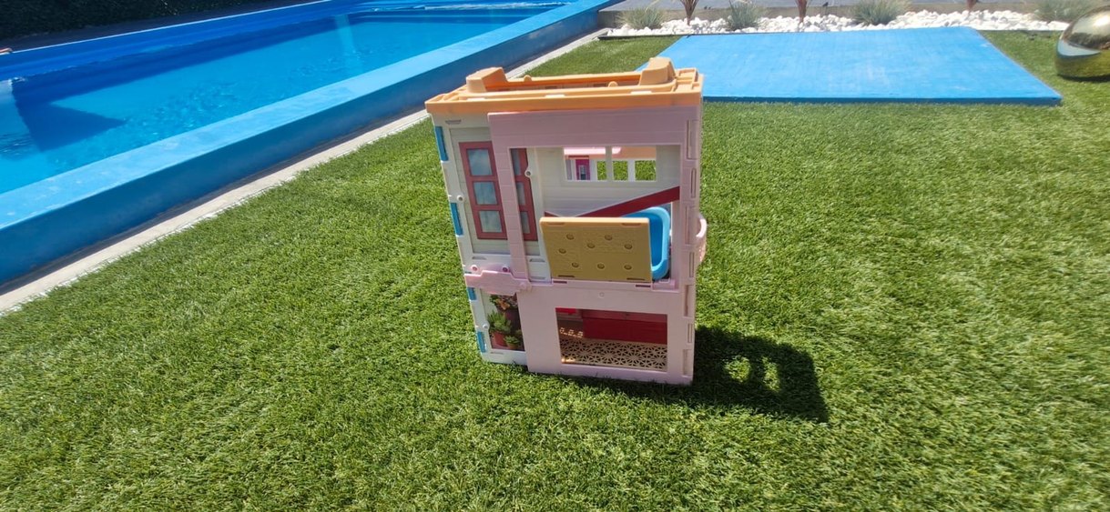 Renkli Pembe Çocuk Oyun Evi - Görsel 2