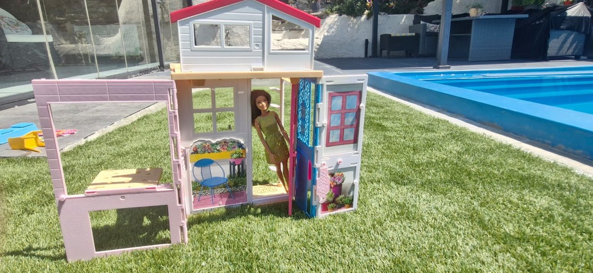 Renkli Pembe Çocuk Oyun Evi - Görsel 4