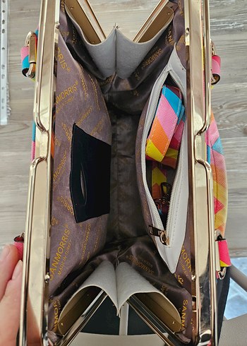 Renkli Retro Kadın Çanta - Görsel 4