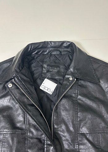 DeFacto Siyah Deri Kadın Ceket - Görsel 3