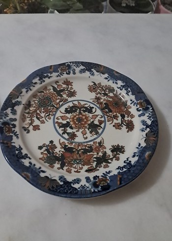 Desenli Mavi Klasik Tabak Seti - Görsel 4