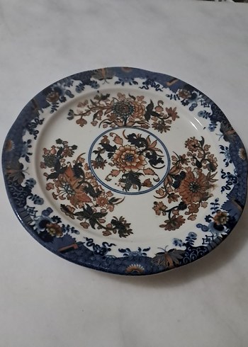 Desenli Mavi Klasik Tabak Seti - Görsel 2