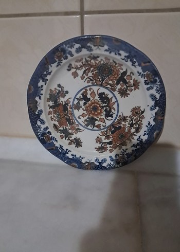 Desenli Mavi Klasik Tabak Seti - Görsel 9