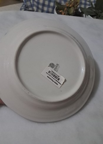 Desenli Mavi Klasik Tabak Seti - Görsel 5