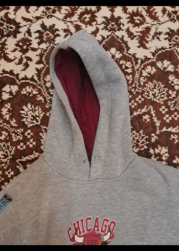 erkek Çocuk Gri Kapüşonlu Sweatshirt - Görsel 7