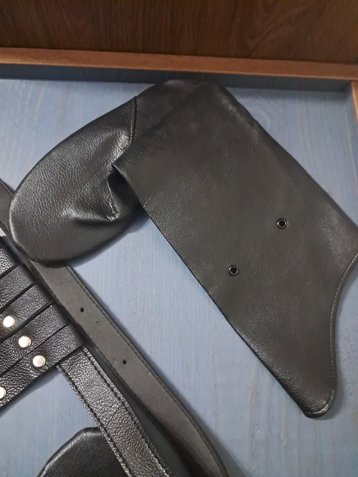 Erkek Çocuk Deri Kemer ve Eldiven Seti - Görsel 2