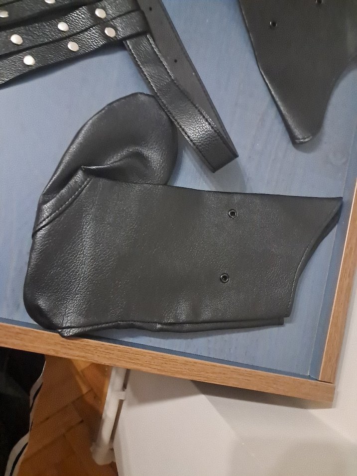 Erkek Çocuk Deri Kemer ve Eldiven Seti - Görsel 4