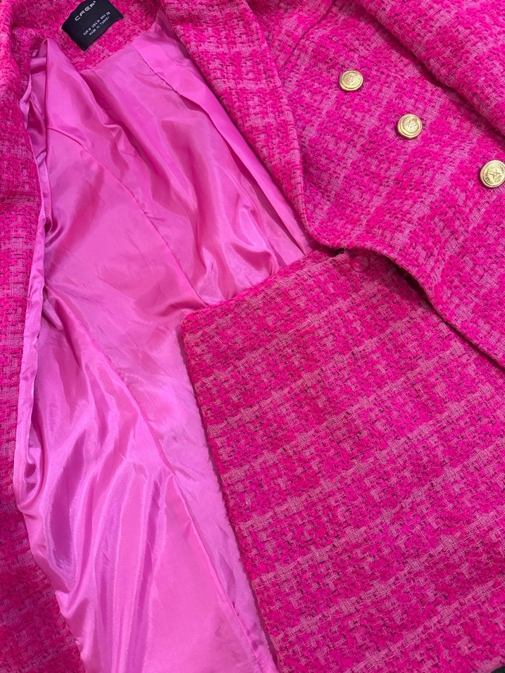 Blazer Ceket Şort Etek Takımı - Görsel 5