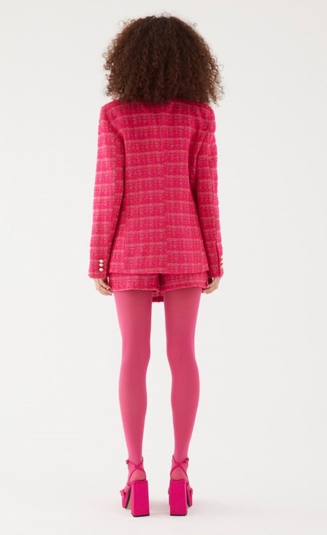 Blazer Ceket Şort Etek Takımı - Görsel 2