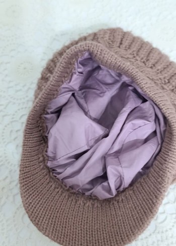 Bej Örgü Kadın Bere - Görsel 3