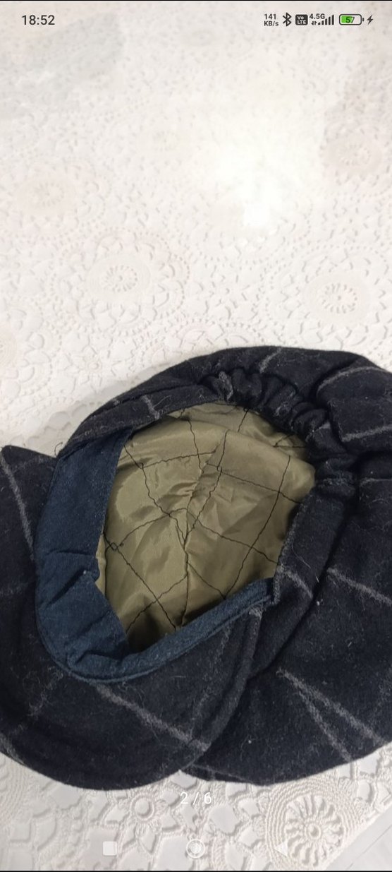 Bej Örgü Kadın Bere - Görsel 5