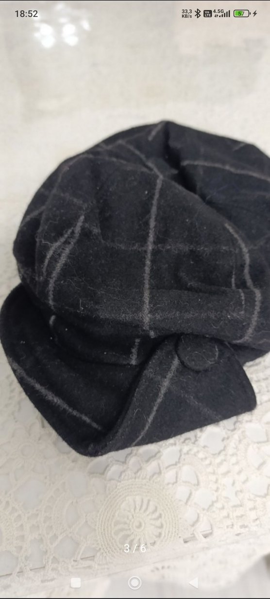 Bej Örgü Kadın Bere - Görsel 2