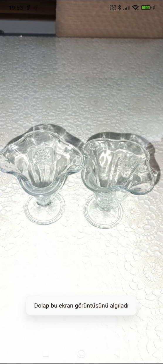 Şeffaf Ayaklı Dondurma Kasesi 2'li Set - Görsel 3