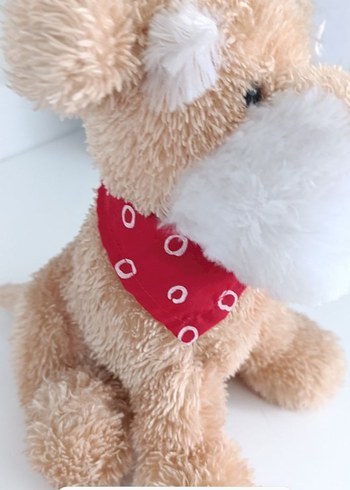 Kahverengi Yumuşak Peluş Köpek Oyuncak - Görsel 3