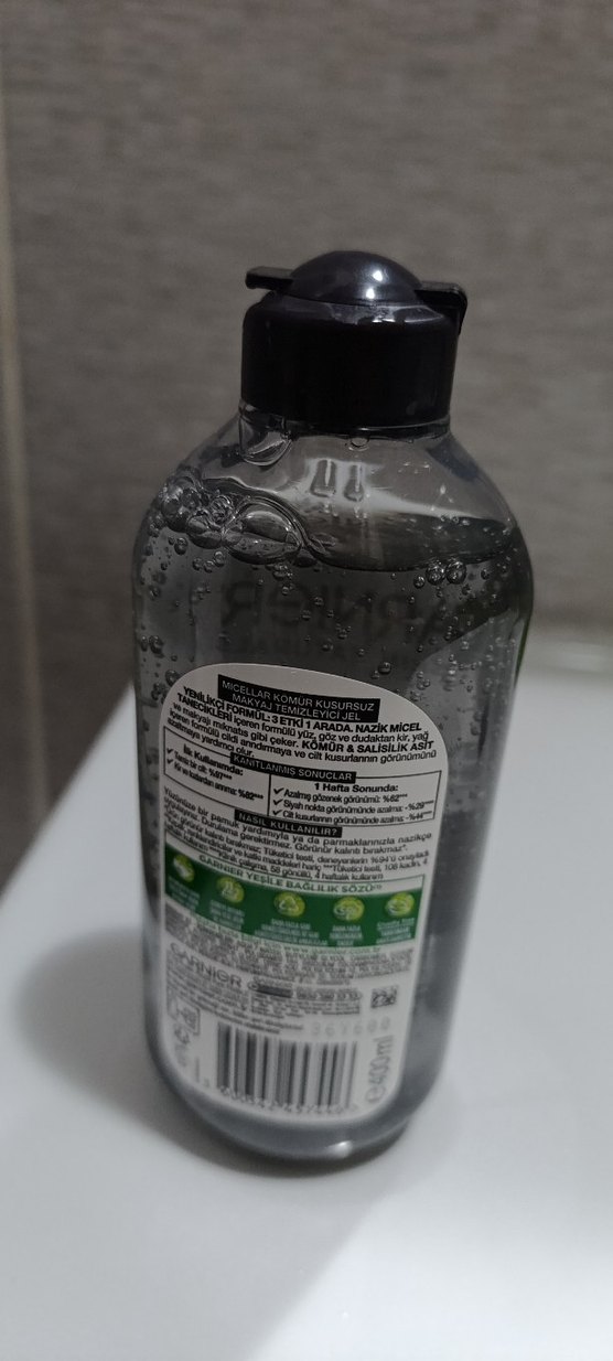 Garnier Micellar Kömür Makyaj Temizleyici Jel - Görsel 2