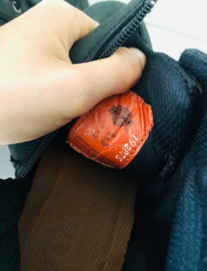 Siyah Deri Erkek Biker Bot - Görsel 4