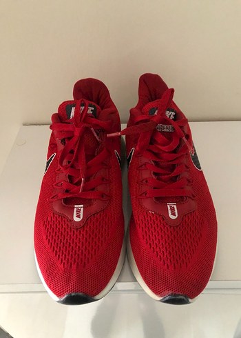 Kırmızı Bağcıklı Erkek Koşu Ayakkabısı - Görsel 4
