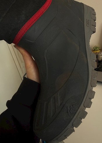 Gri Erkek Outdoor Botları Velcro Kapatma kar botu 44-45numara - Görsel 4