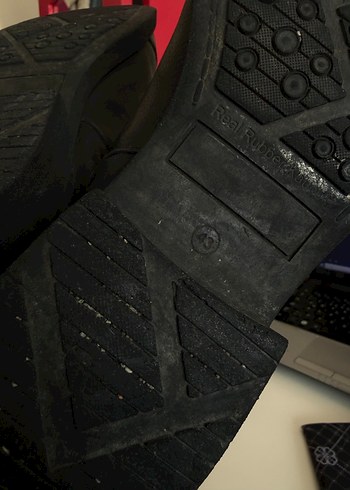 Siyah Deri Erkek Goth Bot - Görsel 6