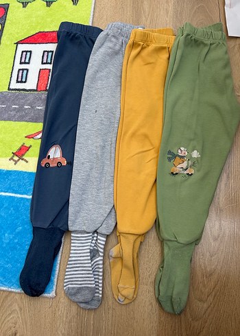 4lü Erkek Çocuk Çoraplı pijama altı