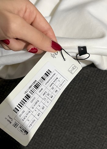 Beyaz Kot Straplez Bluz - Görsel 4