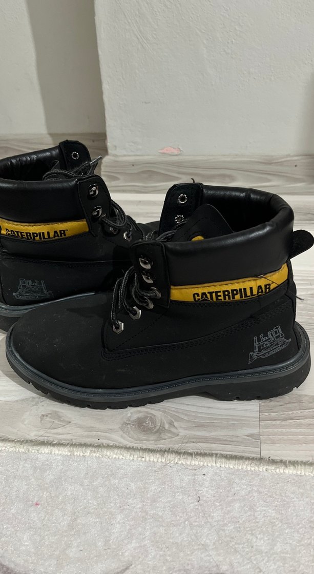 Siyah Caterpillar kadın  Kemerli Bot - Görsel 2