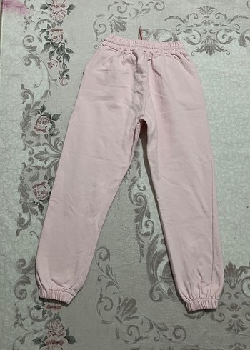 Pembe Rahat Kesim Kadın Eşofman Altı - Görsel 2