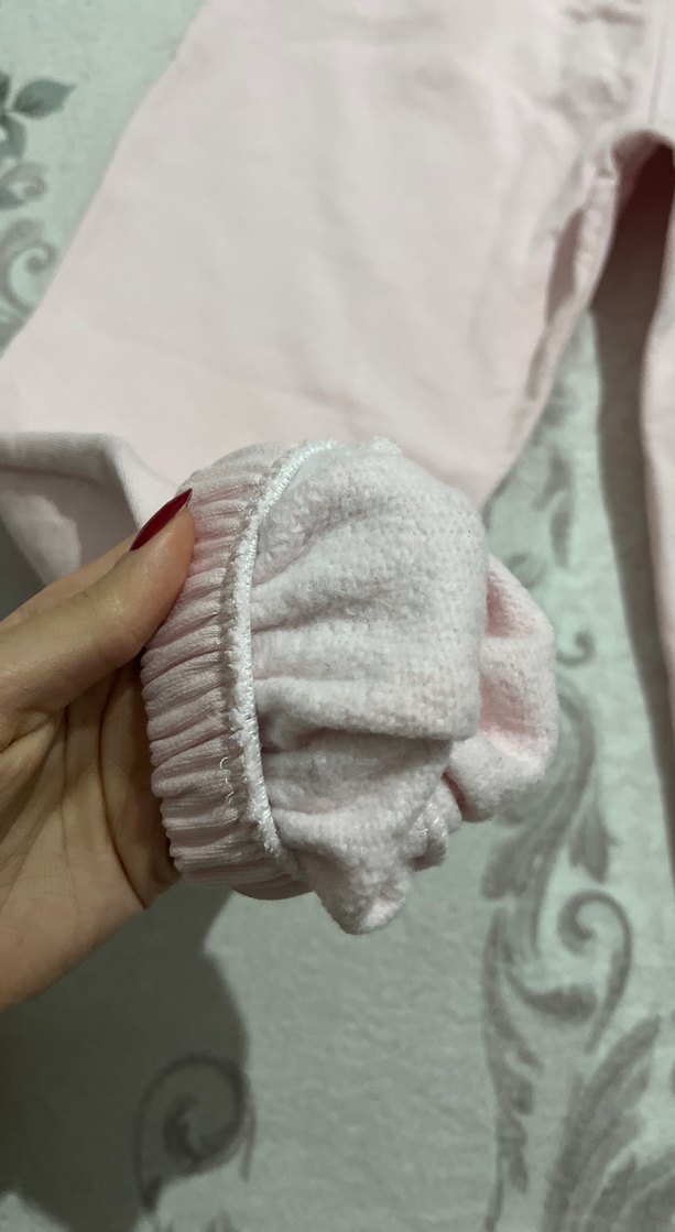 Pembe Rahat Kesim Kadın Eşofman Altı - Görsel 3