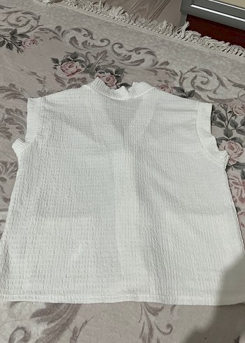 Beyaz askılı yelek - Görsel 2
