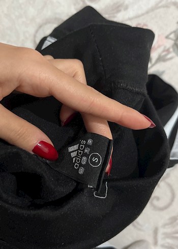 Siyah Elastik Bantlı Kadın Tayt - Görsel 3