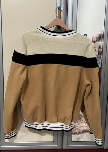 Bej Renkli Düğmeli Midi Kadın Ceket - Görsel 3