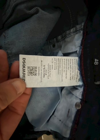 Mavi Bağlamalı şekilli şık kot bay bayan giyebilir sıfır - Görsel 9