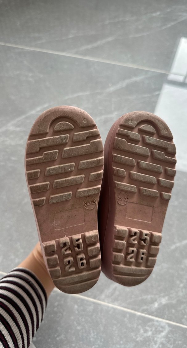 Kız Çocuk Pembe Lastik Botlar - Görsel 4